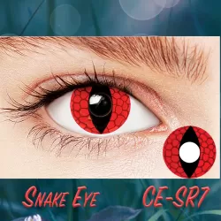 Unicorn Animal Snake Eye Red Premium Coloured Contact Lenses