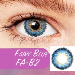 Unicorn Fairy Blue Premium Natural Coloured Contacts