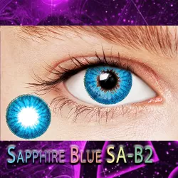 Unicorn Sapphire Blue Premium Coloured Contact Lenses