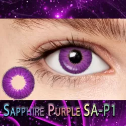 Unicorn Sapphire Purple Premium Coloured Contact Lenses