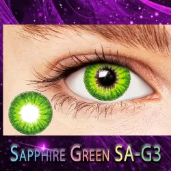 Unicorn Sapphire Green Premium Coloured Contact Lenses