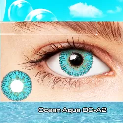 Unicorn Ocean Aqua Premium Natural Coloured Contacts