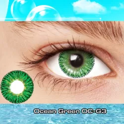 Unicorn Ocean Green Premium Natural Coloured Contacts