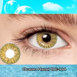 Unicorn Ocean Hazel Brown Premium Natural Coloured Contacts