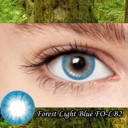 Unicorn Forest Light Blue Premium Natural Coloured Contacts