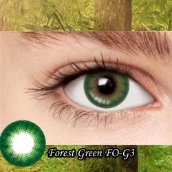 Unicorn Forest Green Premium Natural Coloured Contacts