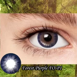 Unicorn Forest Purple Premium Natural Coloured Contacts