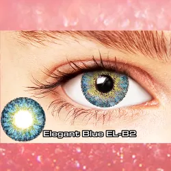 Unicorn Elegant Blue Premium Natural Coloured Contacts