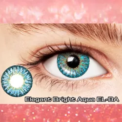 Unicorn Elegant Bright Aqua Premium Natural Coloured Contacts